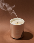 Limited Edition Silver Flannel Flower Candle