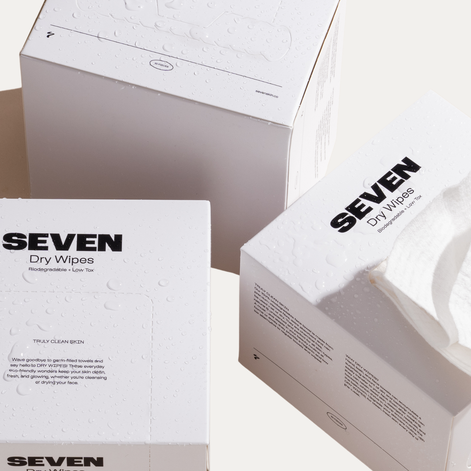 Seven Day Skin Dry Facial Wipes