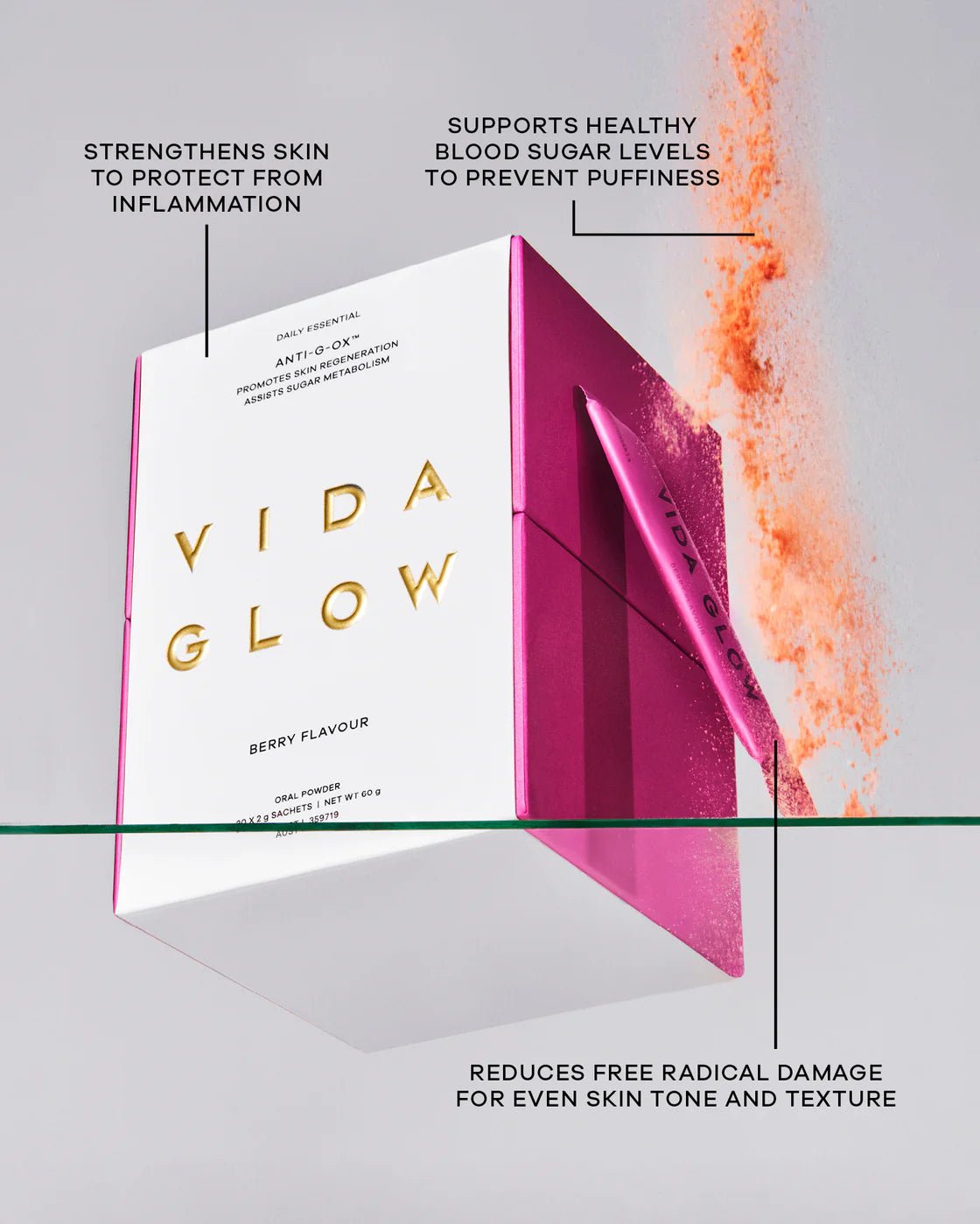 Vida Glow ANTI-G-OX Berry 30x2g Sachets