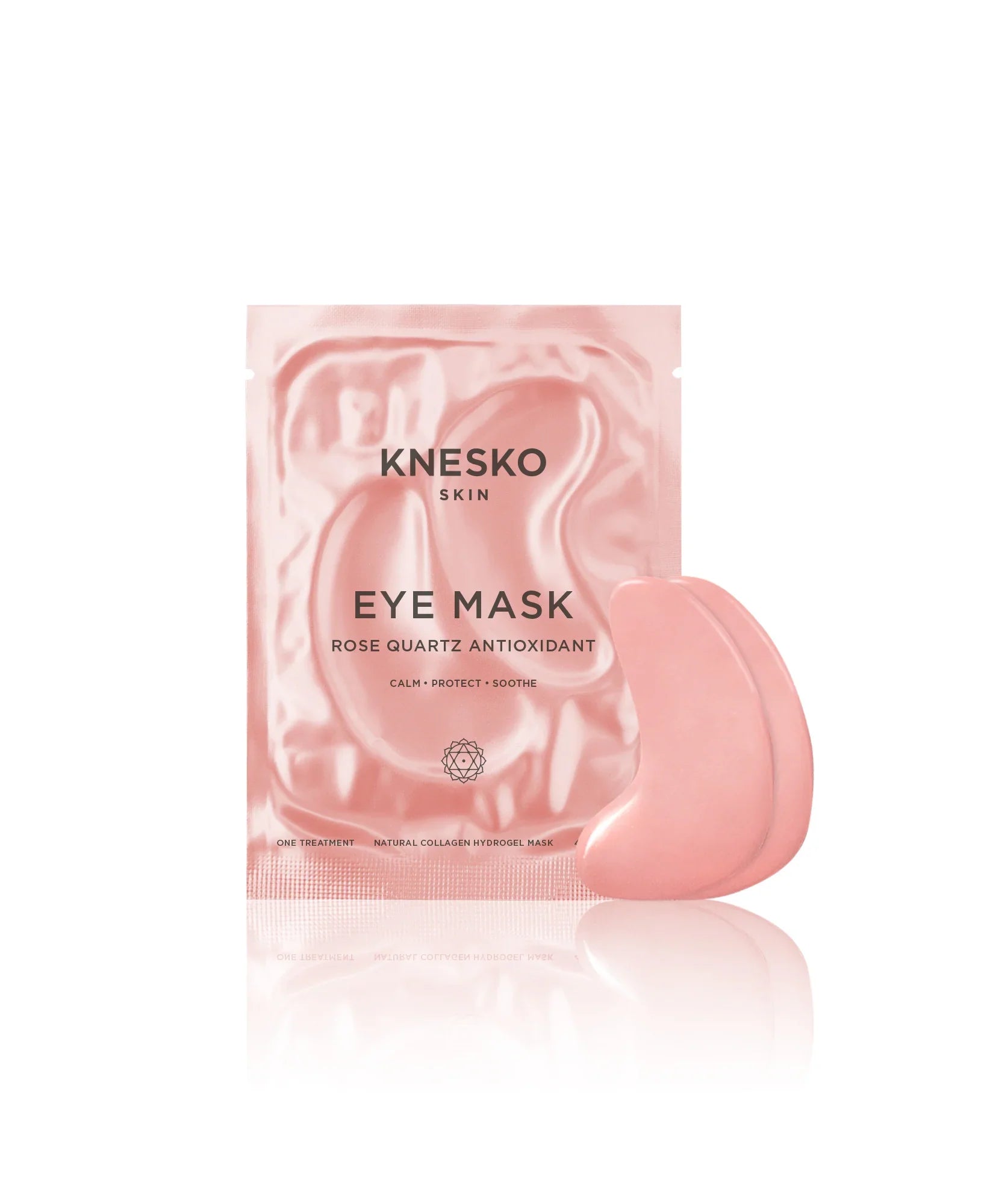 Knesko Rose Quartz Antioxidant Eye Mask - Single
