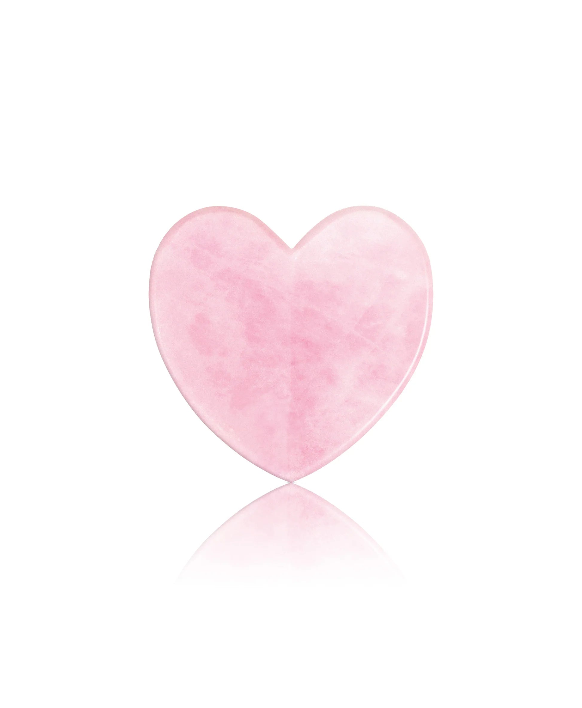 Knesko Rose Quartz Heart Shaped Gua Sha