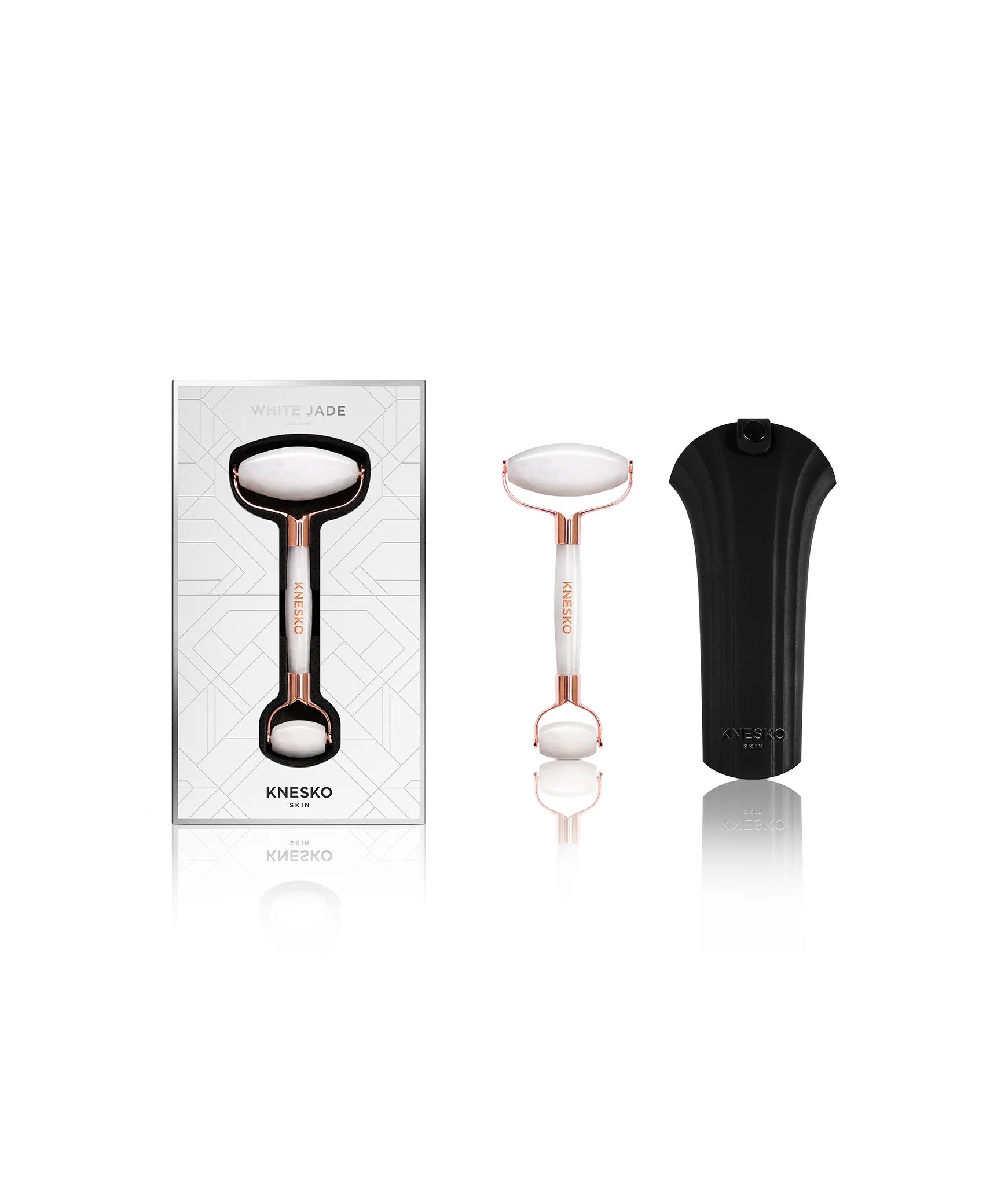KNESKO White Jade Roller